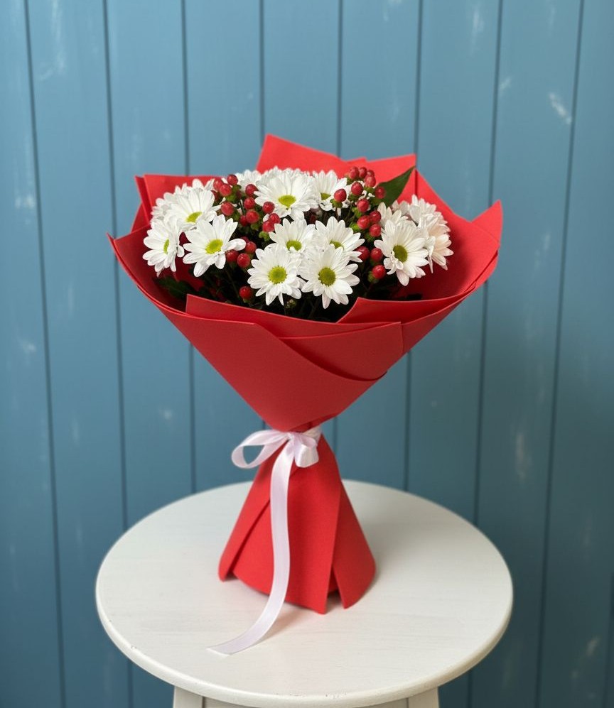 Букет цветов из: Хризантемы в Шагонаре