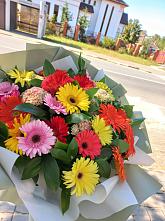 Букет цветов из:  Герберы #REPLACE_PRED# Шагонаре