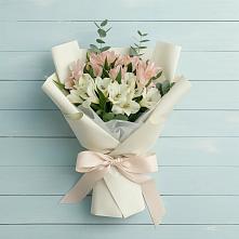 Букет цветов из:  Альстромерии в Шагонаре