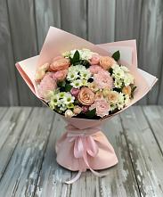 Букет цветов из:  Гвоздики, Розы и Хризантемы #REPLACE_PRED# Шагонаре