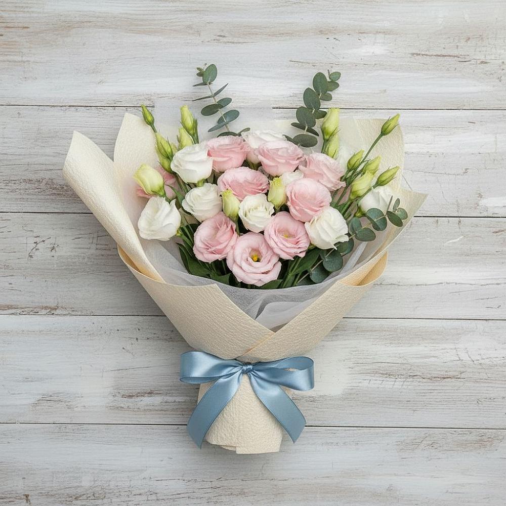 Букет цветов из: Лизиантусы в Шагонаре