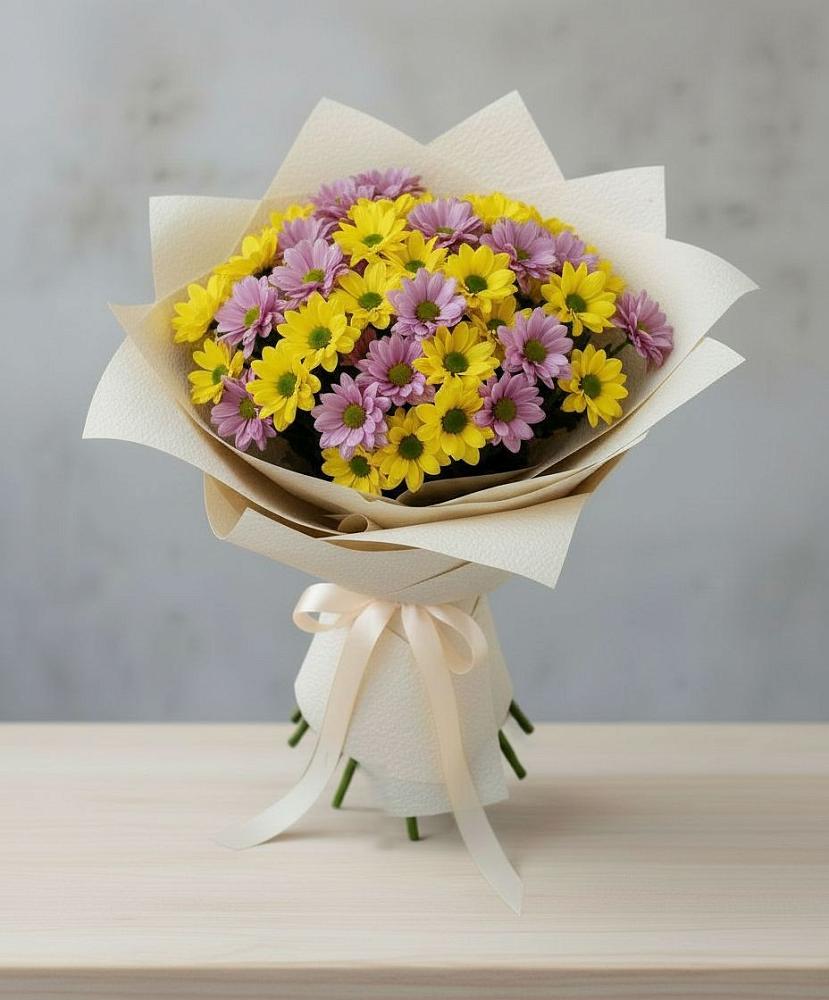 Букет цветов из: Хризантемы в Шагонаре